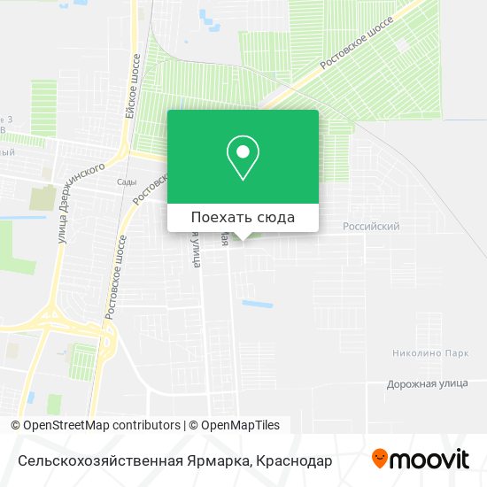 Карта Сельскохозяйственная Ярмарка