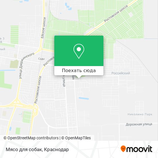 Карта Мясо для собак
