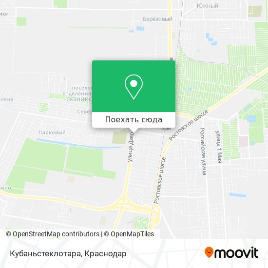 Карта Кубаньстеклотара