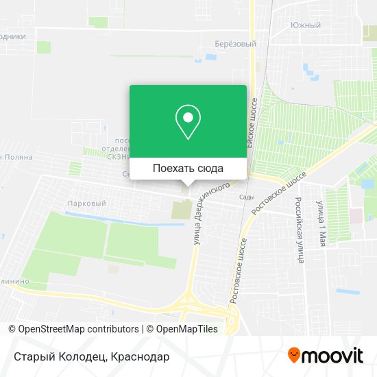 Карта Старый Колодец