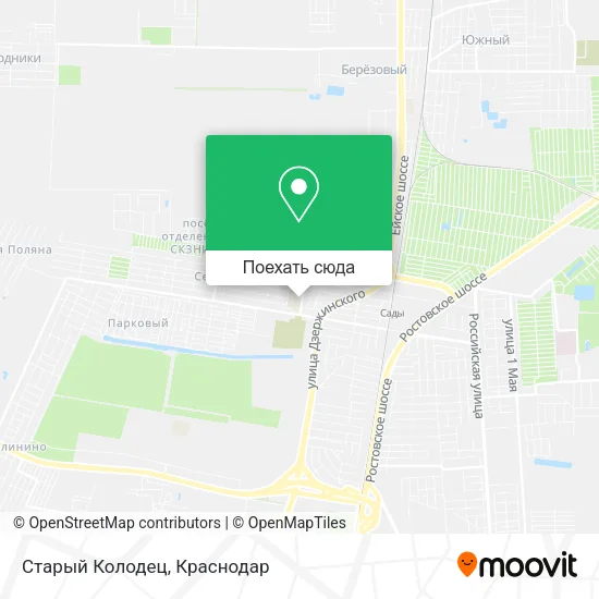Карта Старый Колодец