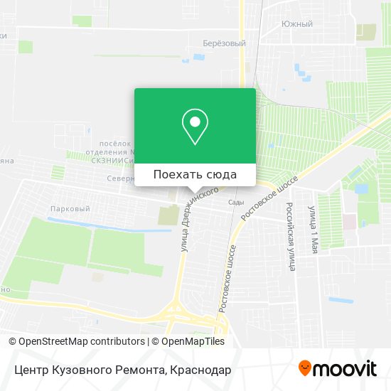 Карта Центр Кузовного Ремонта