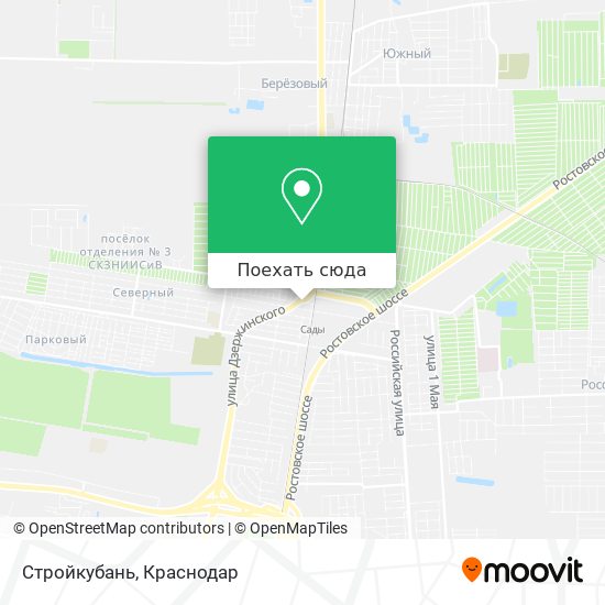 Карта Стройкубань