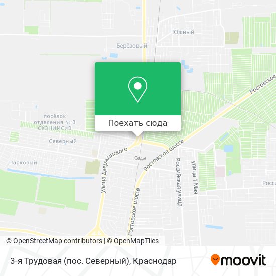 Карта 3-я Трудовая (пос. Северный)