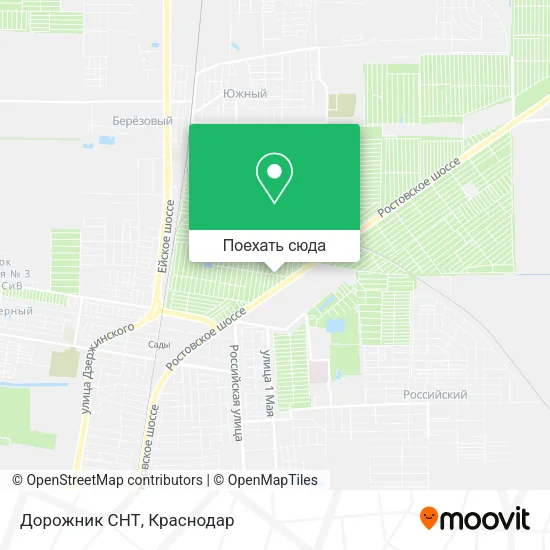 Карта Дорожник СНТ