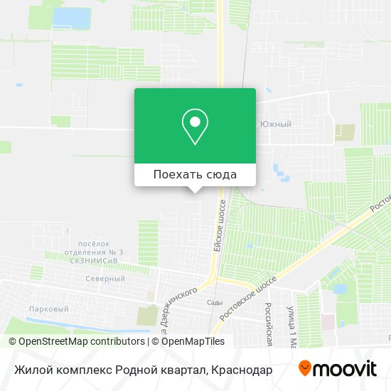 Карта Жилой комплекс Родной квартал
