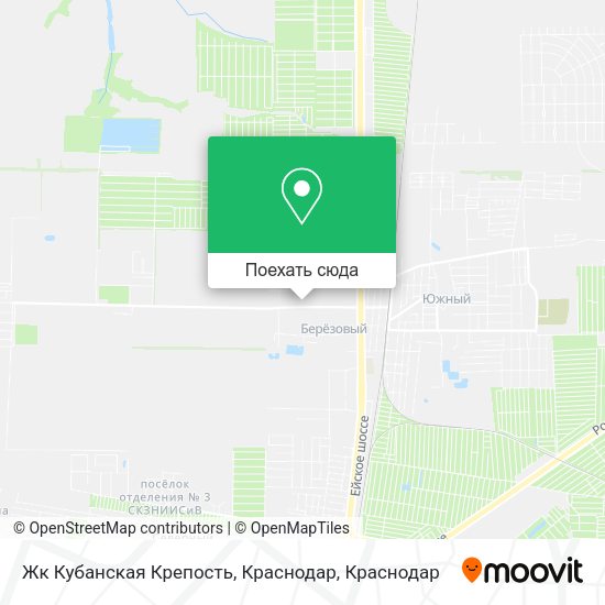 Карта Жк Кубанская Крепость, Краснодар