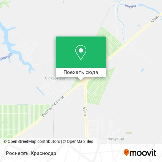 Карта Роснефть