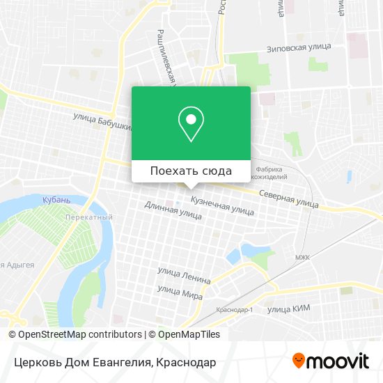 Карта Церковь Дом Евангелия