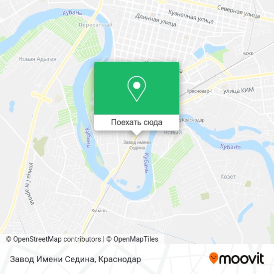 Карта Завод Имени Седина