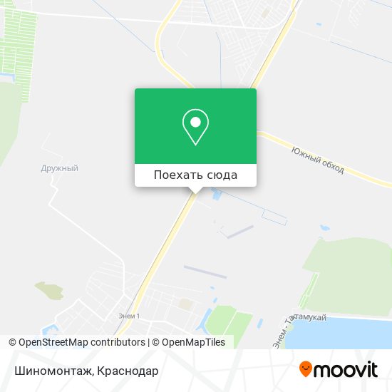 Карта Шиномонтаж