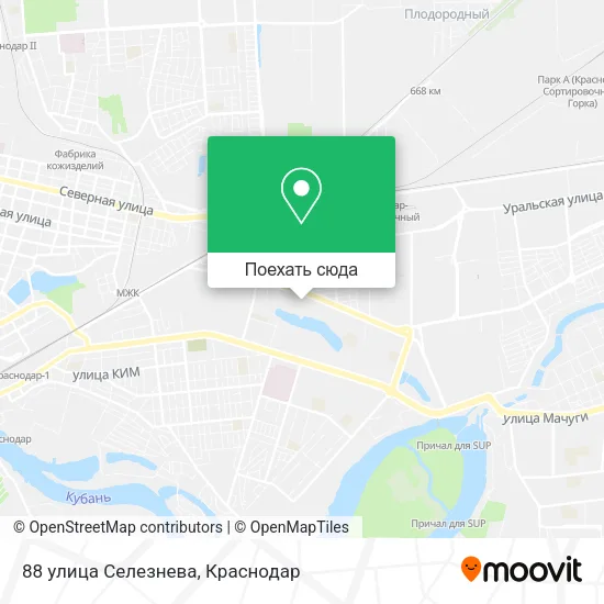 Карта 88 улица Селезнева