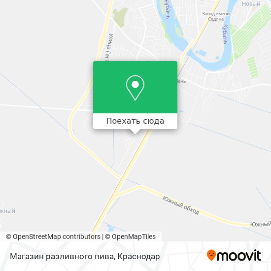 Карта Магазин разливного пива