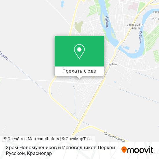 Карта Храм Новомучеников и Исповедников Церкви Русской