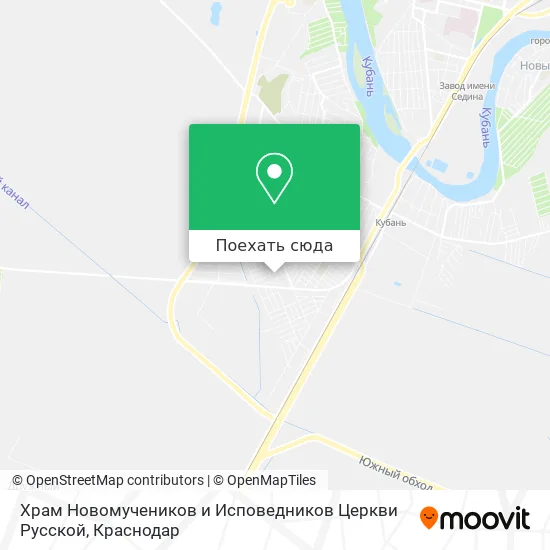 Карта Храм Новомучеников и Исповедников Церкви Русской