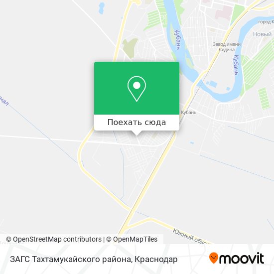 Карта ЗАГС Тахтамукайского района