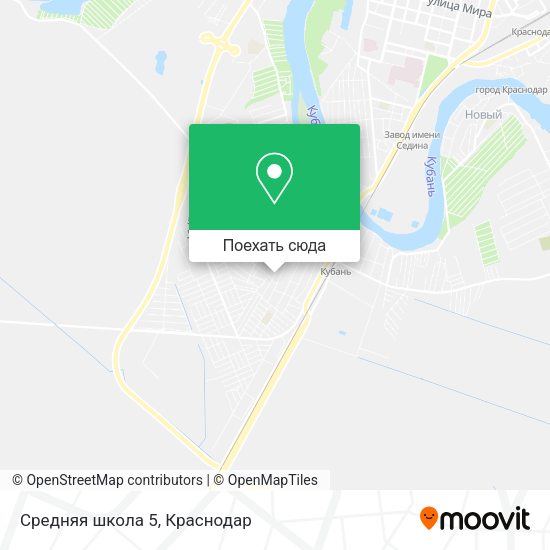 Карта Средняя школа 5
