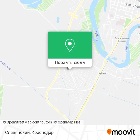 Карта Славянский