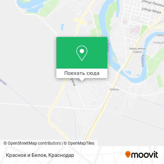 Карта Красное и Белое