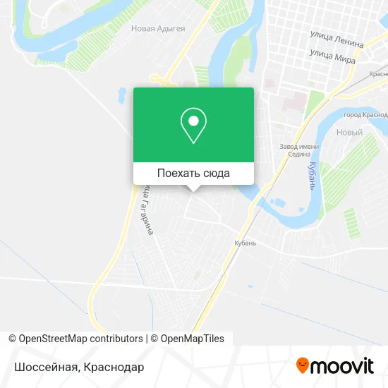 Карта Шоссейная