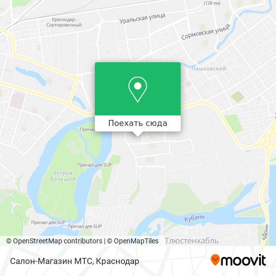 Карта Салон-Магазин МТС