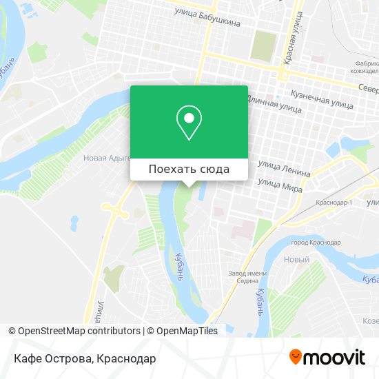 Карта Кафе Острова