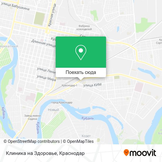 Карта Клиника на Здоровье
