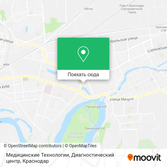Карта Медицинские Технологии, Диагностический центр