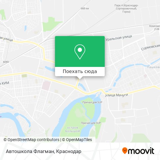 Карта Автошкола Флагман