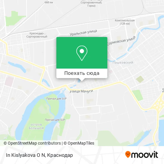 Карта In Kislyakova O N