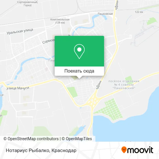 Карта Нотариус Рыбалко