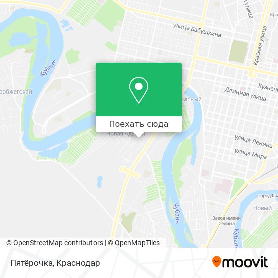 Карта Пятёрочка