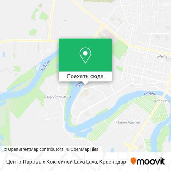 Карта Центр Паровых Коктейлей Lava Lava