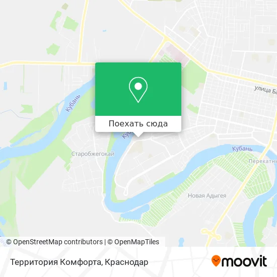 Карта Территория Комфорта