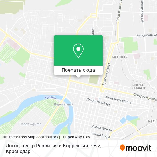 Карта Логос, центр Развития и Коррекции Речи
