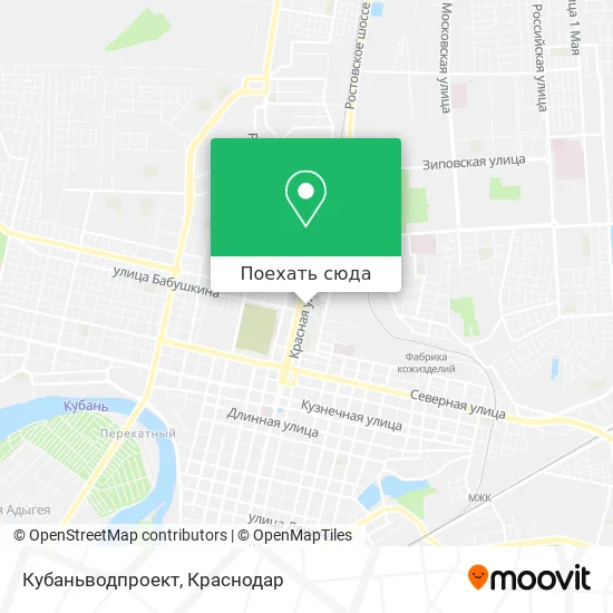 Карта Кубаньводпроект