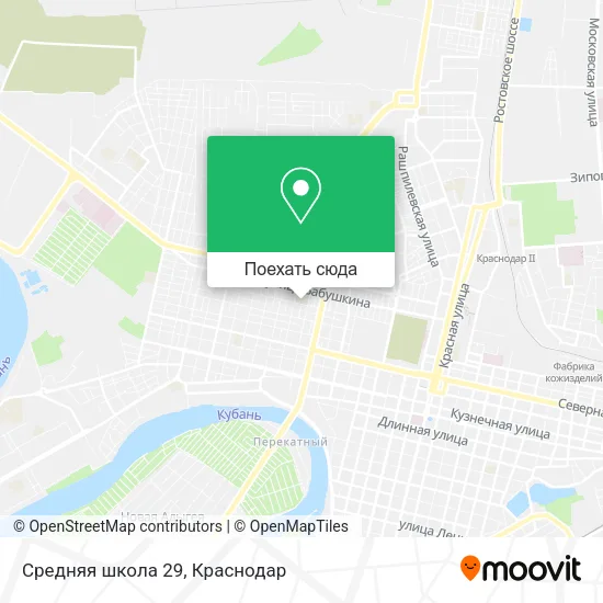 Карта Средняя школа 29