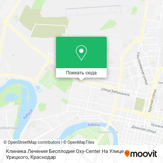 Карта Клиника Лечения Бесплодия Oxy-Center На Улице Урицкого