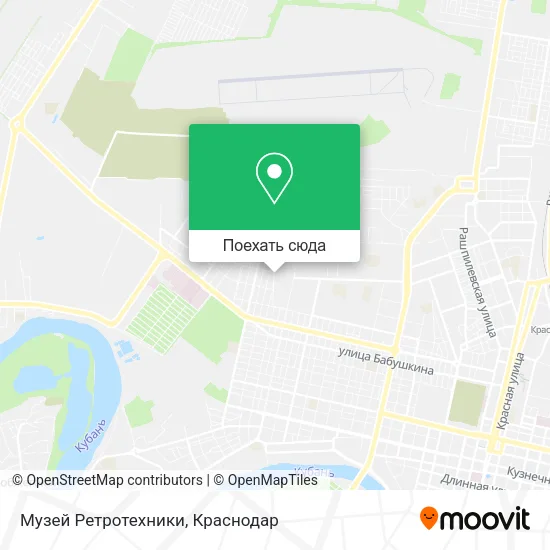 Карта Музей Ретротехники