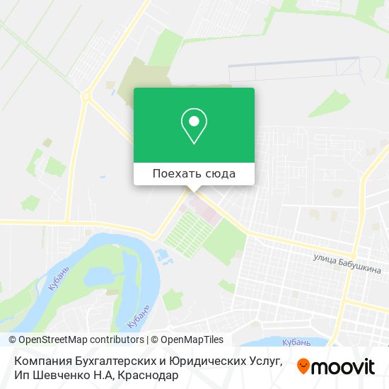 Карта Компания Бухгалтерских и Юридических Услуг, Ип Шевченко Н.А