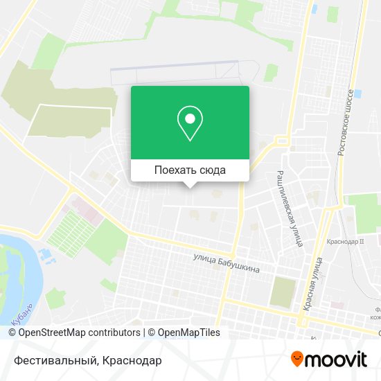 Карта Фестивальный