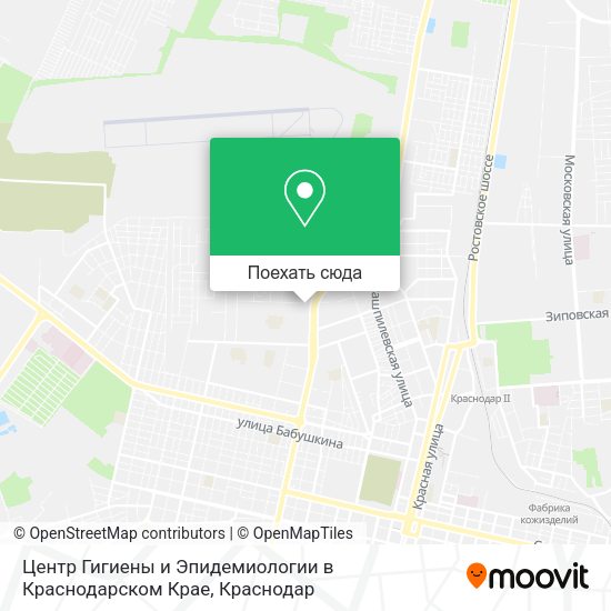 Карта Центр Гигиены и Эпидемиологии в Краснодарском Крае