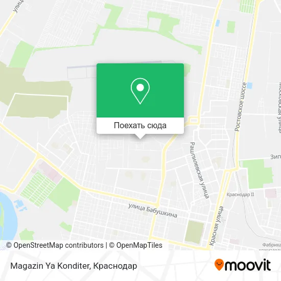 Карта Magazin Ya Konditer