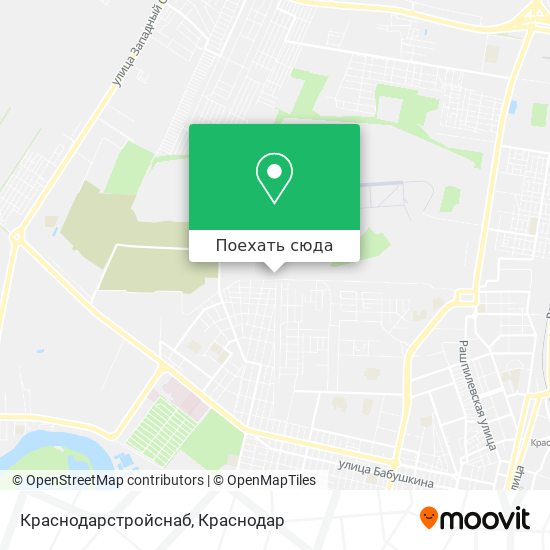 Карта Краснодарстройснаб