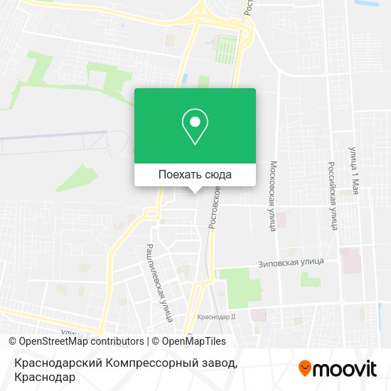 Карта Краснодарский Компрессорный завод