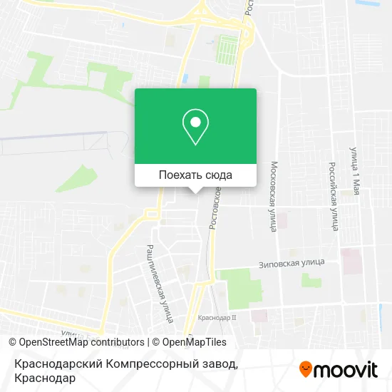 Карта Краснодарский Компрессорный завод