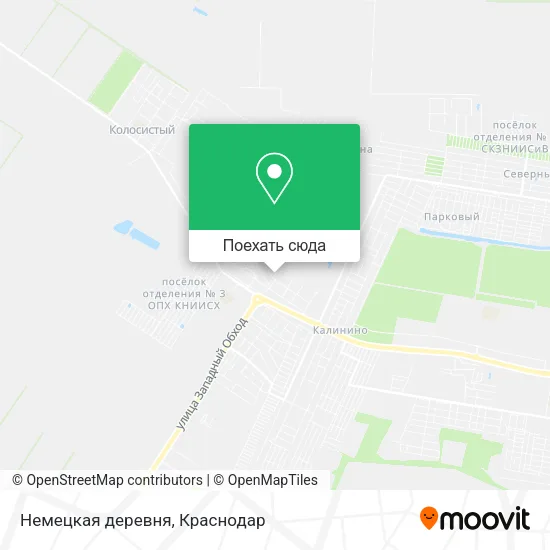 Карта Немецкая деревня