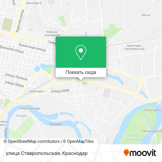 Карта улица Ставропольская