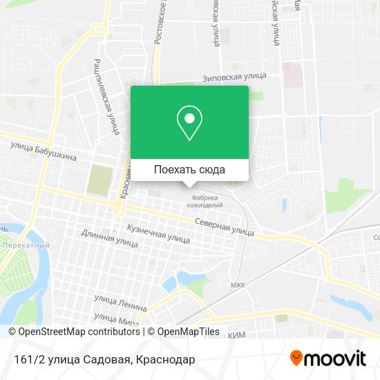Карта 161/2 улица Садовая