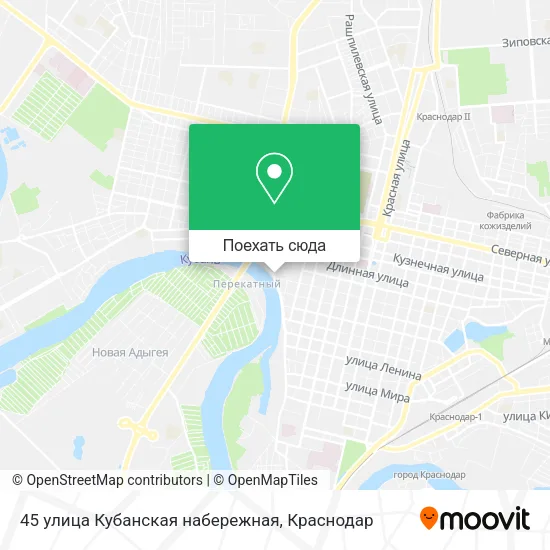Карта 45 улица Кубанская набережная